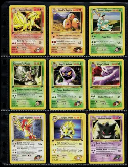 Complete 1st Edition Gym Challenge Set Non Holo 21-132 Pokemon Card TCG Rare Lot - Image 2