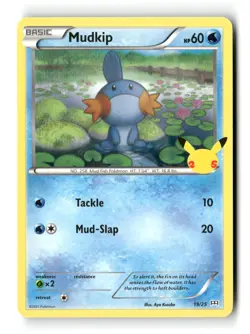 Mudkip Holo Promo McDonald's 25th Anniversary Promos 019/025 Pokemon HP - Image 1