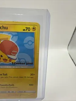 Pokemon Ash's Pikachu - SM114 I Choose You Sun & Moon Promo DM - Image 2