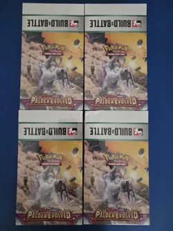 POKEMON PALDEA EVOLVED (SV02) BUILD AND BATTLE SEALED DISPLAY (4 TOTAL DISPLAYS) - Image 1