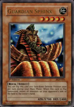 Guardian Sphinx - Ultra Rare 1st Edition PGD-025 - MP - YuGiOh - Image 1