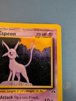 2001 Pokemon Espeon 20/75 Neo Discovery Non Holo Rare WOTC [NM] - Image 4