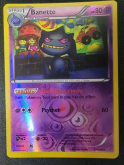 BANETTE 31/108 RARE ROARING SKIES POKEMON MP REVERSE HOLO - Image 1