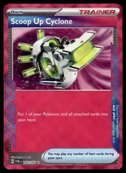 Scoop Up Cyclone 162/167 ACE SPEC Rare Twilight Masquerade Pokemon Holo NM - Image 1