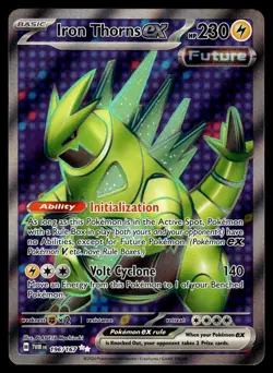 Iron Thorns ex 196/167 Ultra Rare Twilight Masquerade Pokemon Holo Near Mint - Image 1