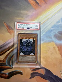2009 YU-GI-OH! JPN V JUMP PROMO FEBRUARY #JP037 OBELISK THE TORMENTOR PSA 9 - Image 1
