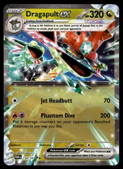 Dragapult ex 130/167 Double Rare Twilight Masquerade Pokemon Holo Near Mint - Image 1