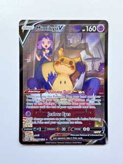 POKEMON TCG MIMIKYU V TG16/TG30 Ultra Rare Holo ENG - MINT - Image 1