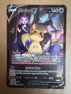 2022 Pokemon TCG Mimikyu V TG16/TG30 SWSH09 Trainer Gallery Holo Full Art - Image 1