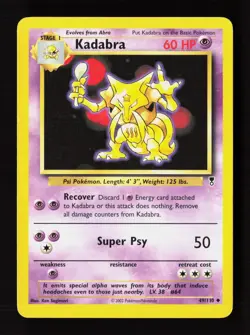 Kadabra 49/110 Uncommon Legendary Collection Pokemon Lightly Played - Image 1