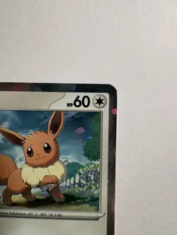 Pokemon TCG 2023 Eevee SVP 043 Black Star Promo Cosmos Holo NM - Image 4