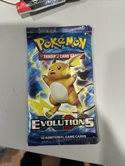 Pokemon XY Evolutions Booster Pack | Raichu - Image 1