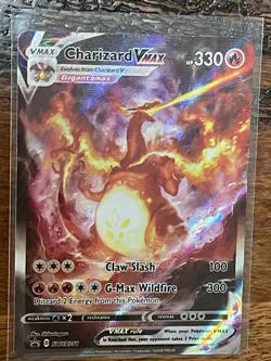 Pokemon TCG Charizard VMAX Alt Art SWSH261 Holo Promo Card NM - Image 1