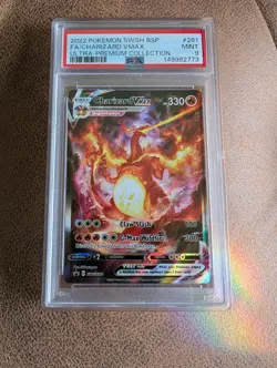 Pokemon TCG Charizard VMAX SWSH261 Black Star Promo Card PSA 9 - Image 1