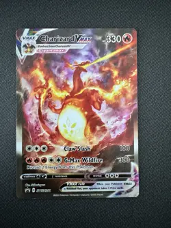 Pokemon TCG Charizard VMAX SWSH261 Promo Full Art Holo Card - Image 1