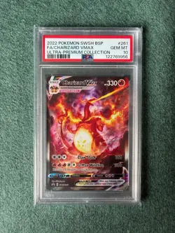Pokemon Charizard VMAX SWSH261 Ultra-Premium Collection Holo PSA 10 Promo - Image 1