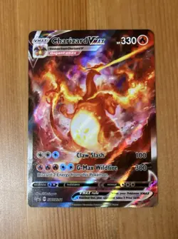 Pokemon TCG Charizard VMAX SWSH261 Holo Promo Card Near Mint Condition - Image 1