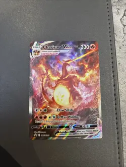 Pokemon TCG Charizard VMAX SWSH261 Holo Promo Card Near Mint Condition - Image 1