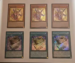 YuGiOh! Dark Magician Girl the Magician's Apprentice x3 & Shining Sarcophagus x3 - Image 1