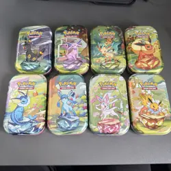 Pokemon Prismatic Evolutions Tins Empty - Image 1