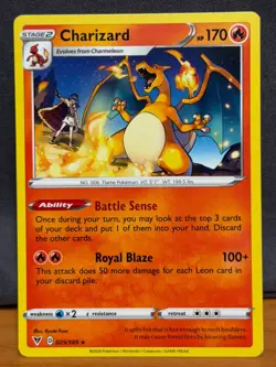 Pokemon TCG Charizard Vivid Voltage 025/185 Regular Rare - Image 1