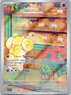 Fidough 213/198 Illustration Rare Scarlet & Violet Pokemon Near Mint - Image 1