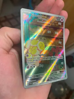 pokemon TCG Fidough 213/198 scarlet and violet base set NM/M ILLUSTRATION RARE - Image 2