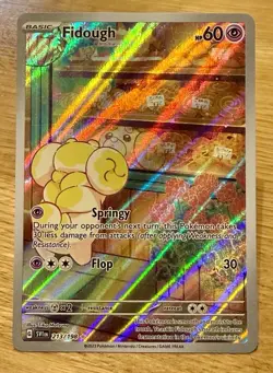 Fidough 213/198 Sv01 Scarlet Violet Base Set Holo Illustration Rare Pokemon TCG - Image 1