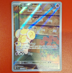 Pokemon TCG Fidough 213/198 SV01 Illustration Rare Full Art Holo - Image 1