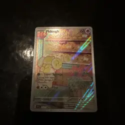 Pokemon TCG Fidough Scarlet Violet Holo Card 213/198 Secret Rare Mint Condition - Image 1