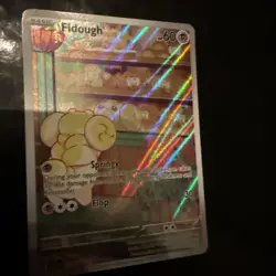 Pokemon TCG Fidough Scarlet Violet Holo Card 213/198 Secret Rare Mint Condition - Image 2