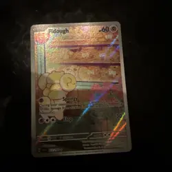 Pokemon TCG Fidough Scarlet Violet Holo Card 213/198 Secret Rare Mint Condition - Image 5