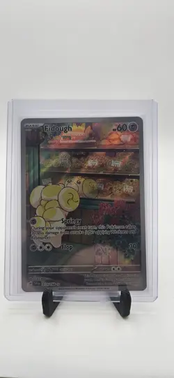 Pokemon TCG Fidough Scarlet & Violet Base Set 213/198 Holo Illustration Rare NM - Image 1