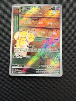 Pokemon TCG Fidough 213/198 Scarlet Violet Base Set IR Mint Condition - Image 1