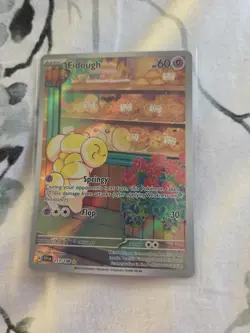 Pokemon TCG Fidough Scarlet Violet Holo Card 213/198 Secret Rare - Image 1