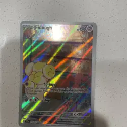 Pokemon TCG Fidough Scarlet & Violet Base Set 213/198 Holo Illustration Rare - Image 1