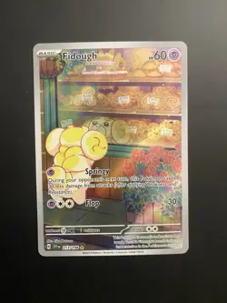 Pokemon TCG Fidough Scarlet & Violet Base Set 213/198 Holo Illustration Rare - Image 1
