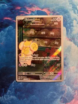 Pokemon TCG Fidough Illustration Rare Full Art Holo 213/198 Scarlet & Violet - Image 2