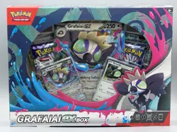 Grafaiai Ex Box POKEMON TCG (43 CARDS) 4 BOOSTER PACKS, 3 PROMOS - SEALED NEW - Image 1