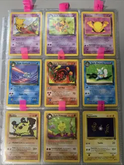 Pokemon TCG Team Rocket Set 36 Card Non Holo Lot WOTC VTG 2000 - Image 1