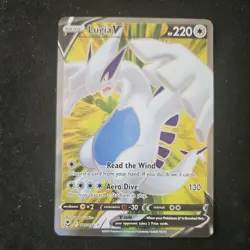 Pokemon TCG Card Lugia V 185/195 Silver Tempest Ultra Rare Full Art - NM - Image 1