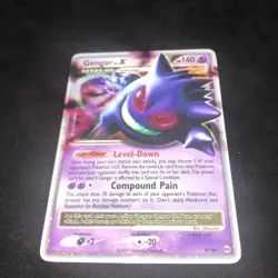 Pokemon Gengar TCG LV.X Platinum Arceus Holo Ultra Rare Card 97/99 2009 - Image 3