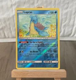 Lapras 56/214 REVERSE HOLO Pokemon Card - Image 1
