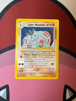 Light Machoke 49/105 Uncommon Neo Destiny Pokemon Card - Image 1