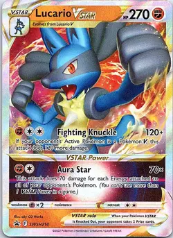 Lucario VSTAR Holo Promo SWSH: Sword & Shield Promo Cards SWSH214 NM - Image 1