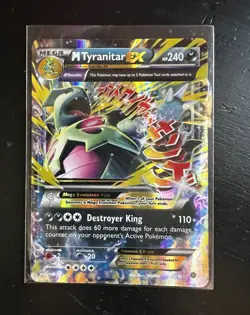 Pokemon TCG 4-Card Lot Holo English: M Tyranitar EX, TAG TEAM GX - Image 1