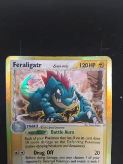 MP Pokemon Feraligatr Holo Card 2/101 Delta Species - Image 2