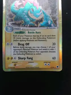 MP Pokemon Feraligatr Holo Card 2/101 Delta Species - Image 3