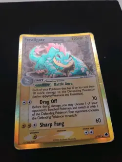 MP Pokemon Feraligatr Holo Card 2/101 Delta Species - Image 4