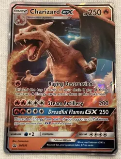 Pokemon card Charizard GX promo SM195 - Image 1